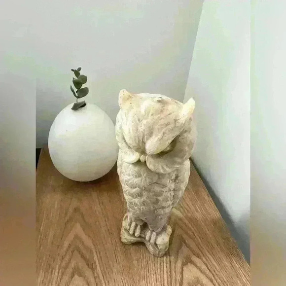 Owl Retro Victorian Style Folklore Witchy Goth Wax Candle Home Decor Bees Wax - Picture 8 of 8